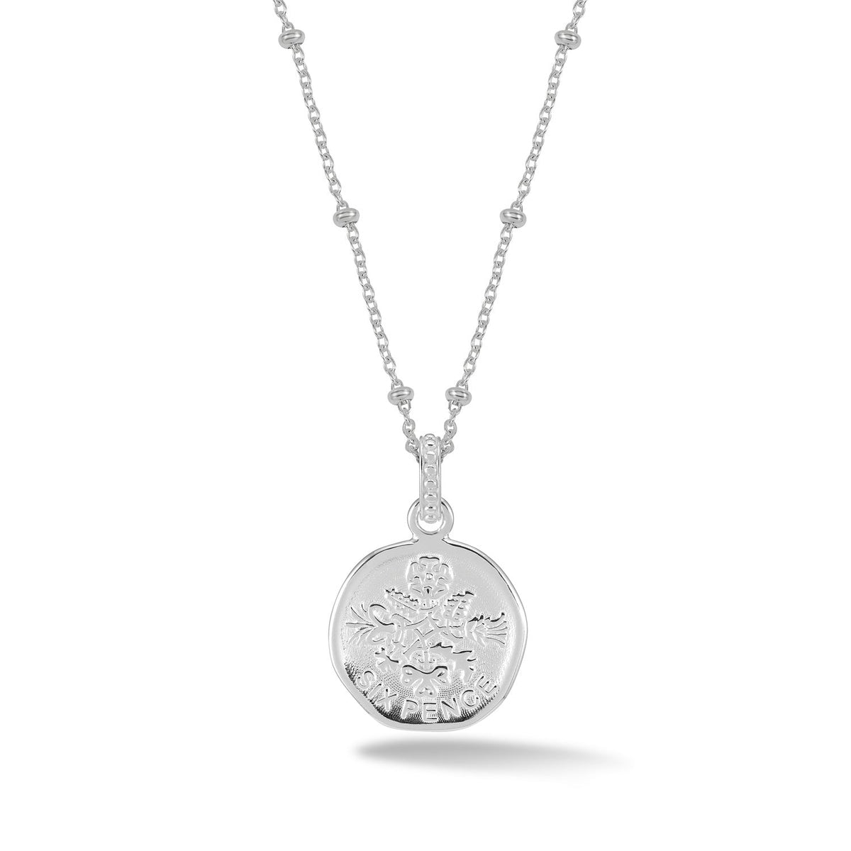 Lucky Sixpence Talisman Necklace