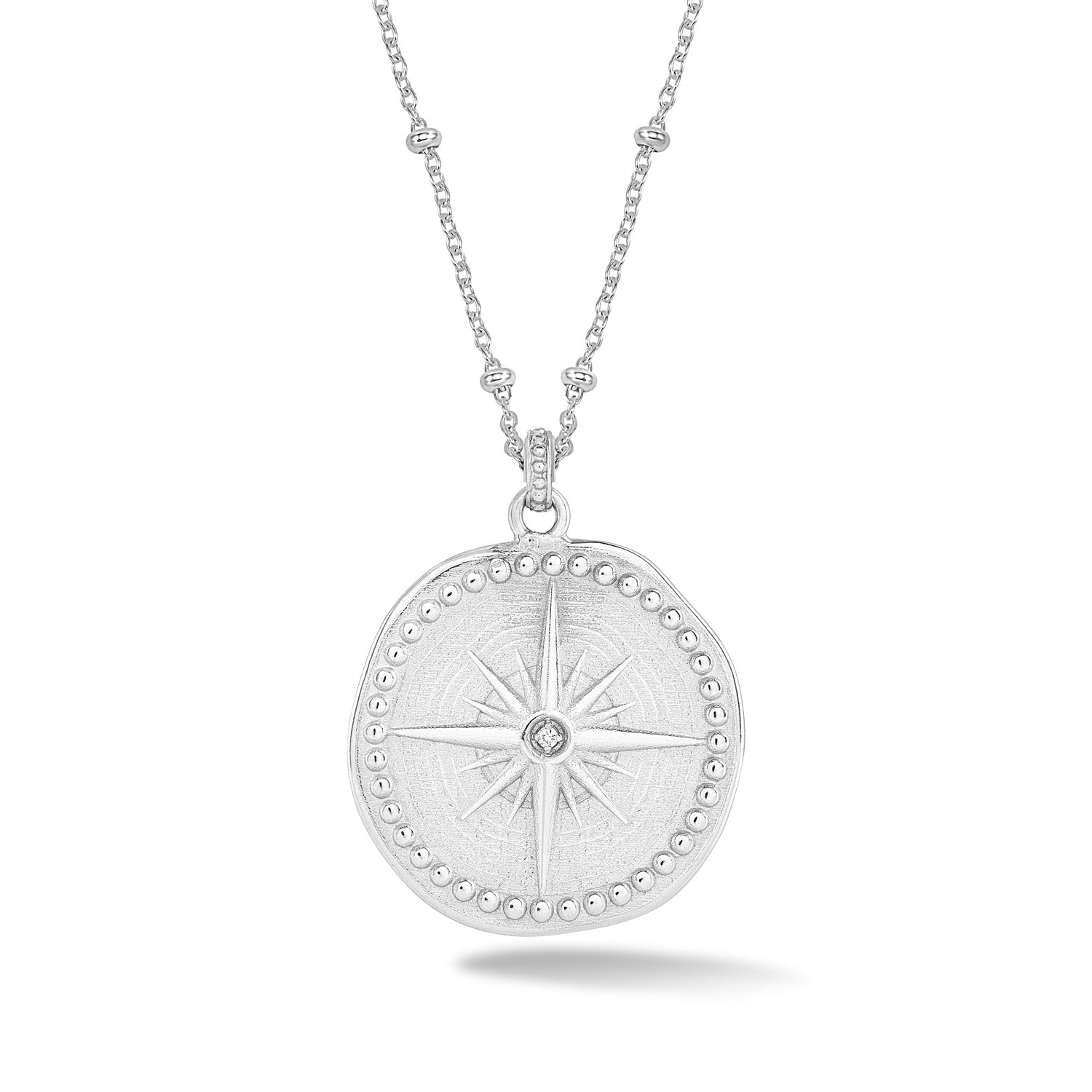 Diamond True North Talisman Necklace