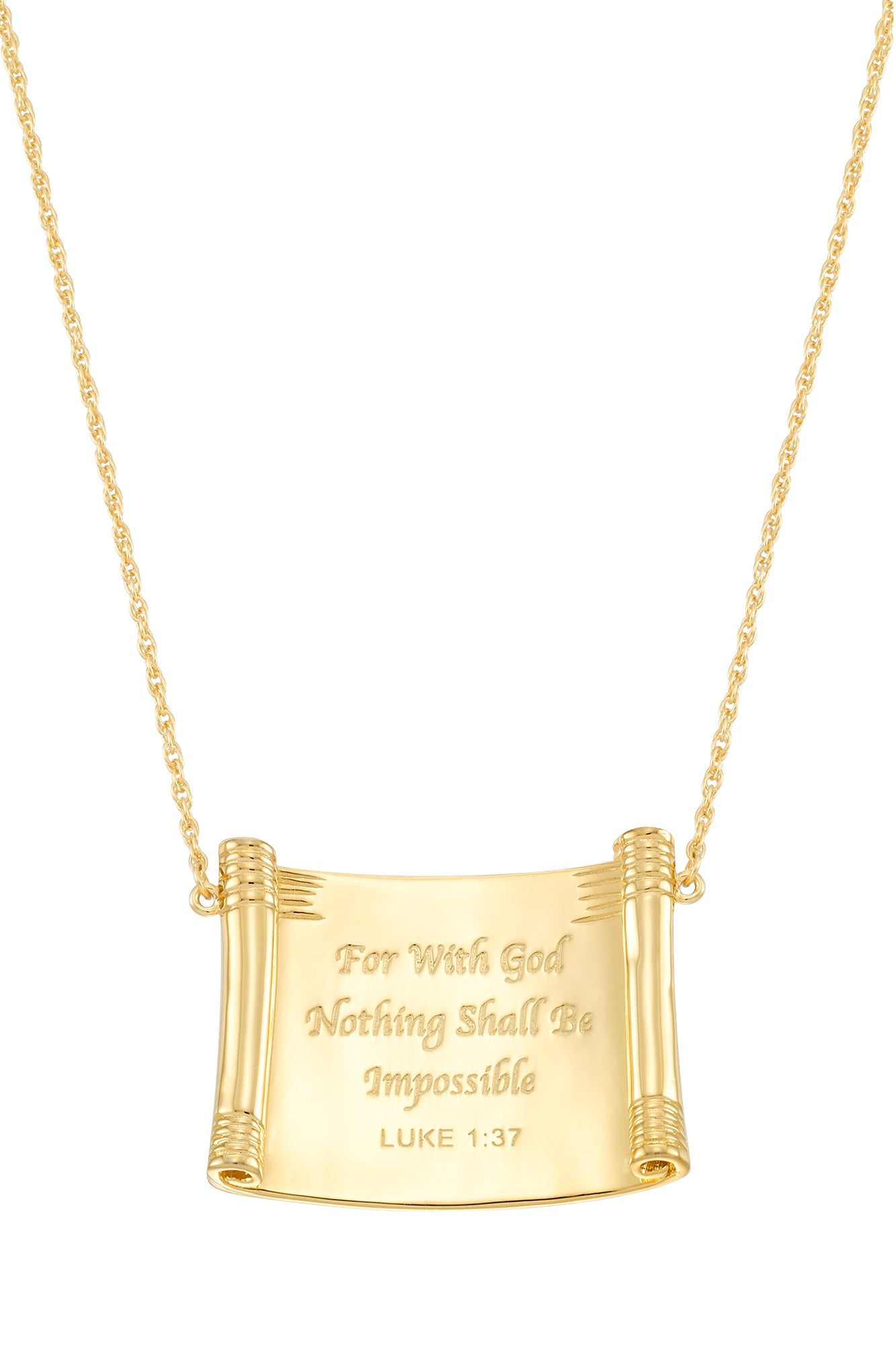 Luke 1:37 - For With God Nothing Shall Be Impossible