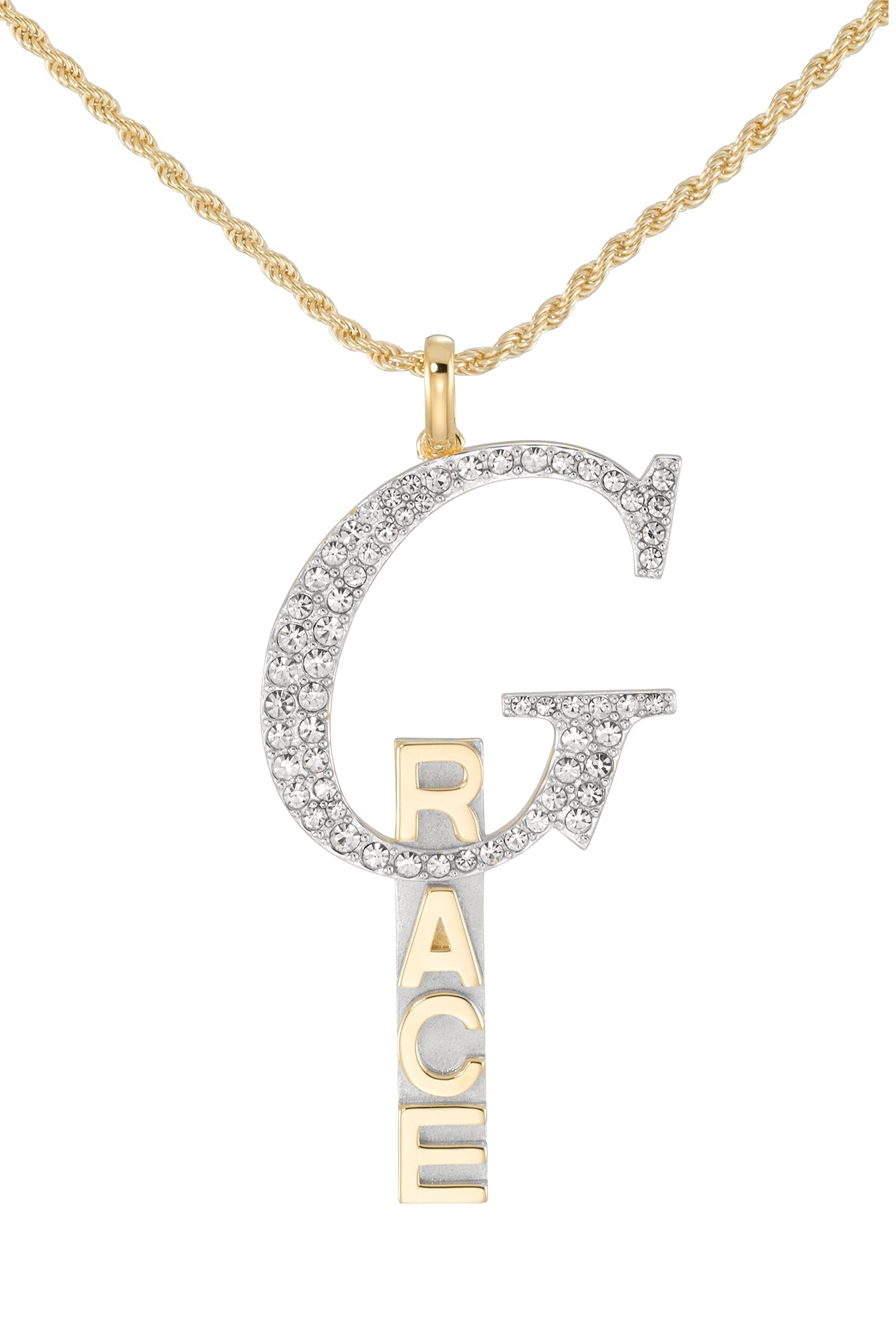 Grace Nameplate Necklace