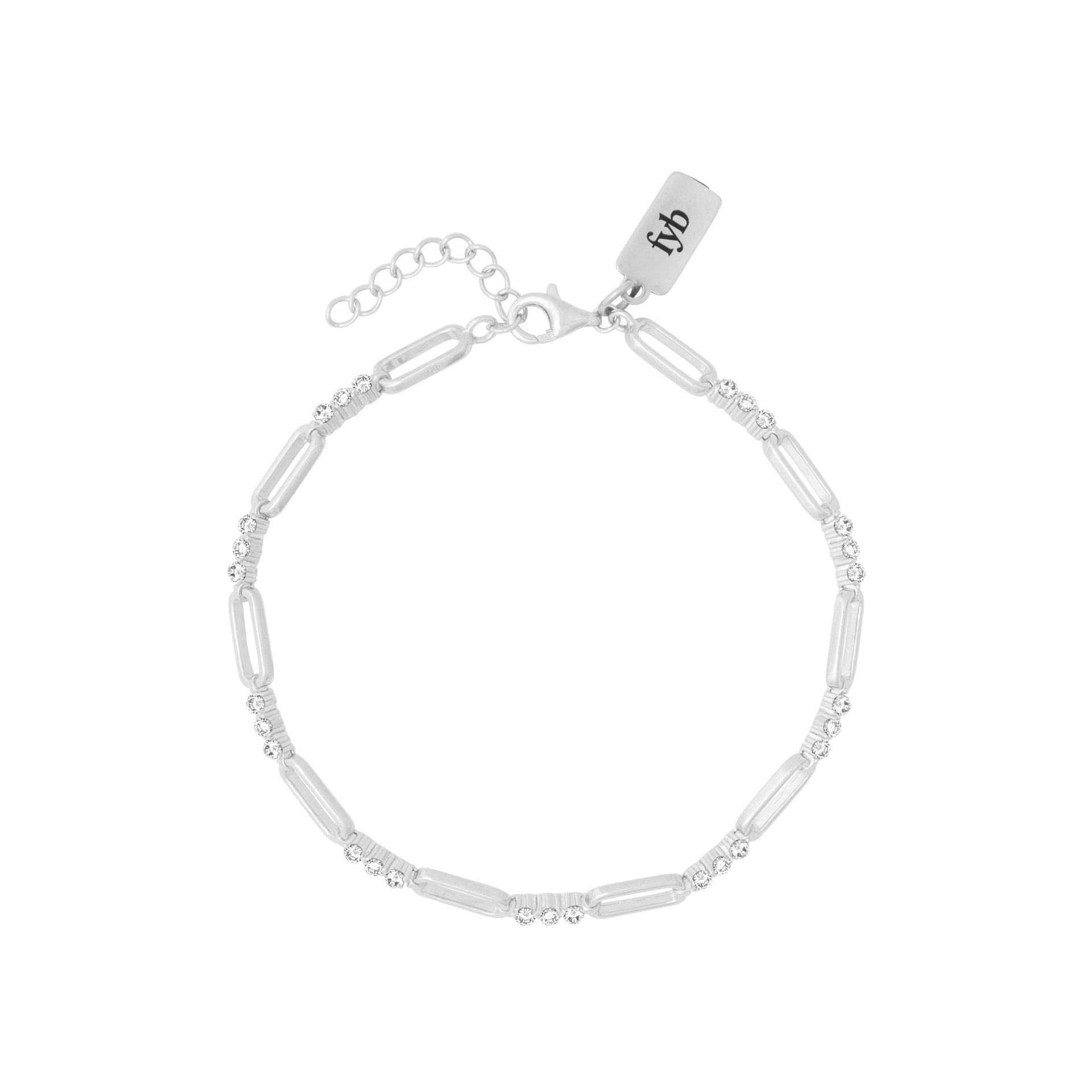 Soleil Chain Bracelet Silver