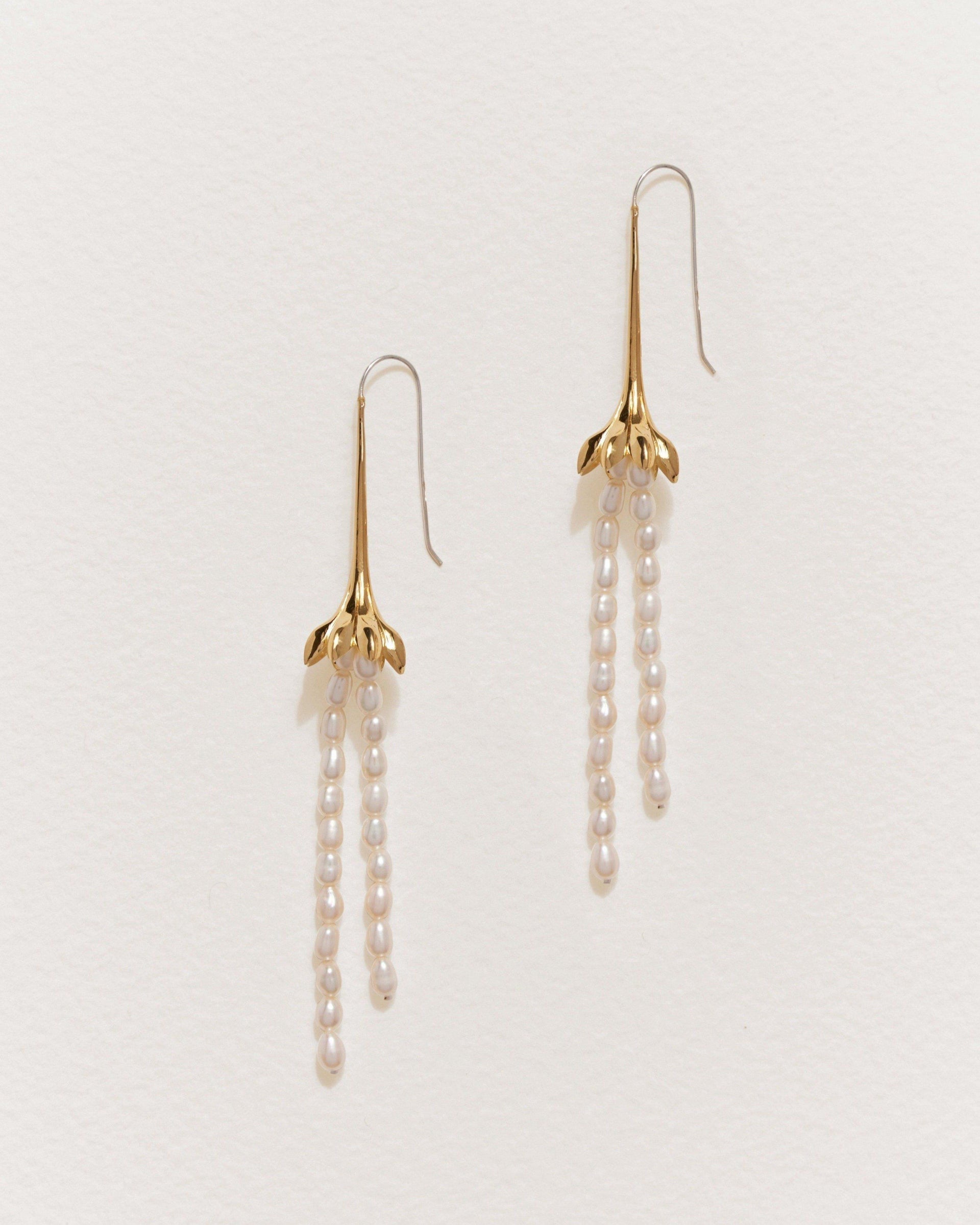 Anemone Pearl Earrings