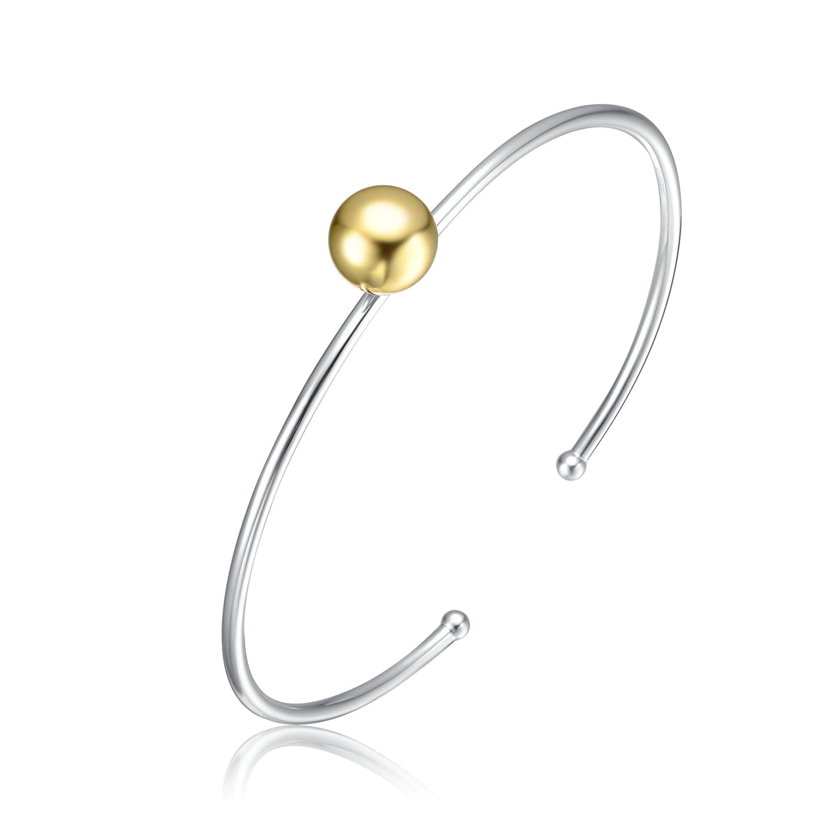 Isabelle Sphere Open Cuff Bracelet
