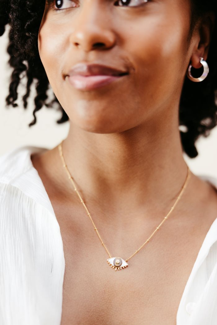 Lover's Eye Necklace - Tiger's Eye