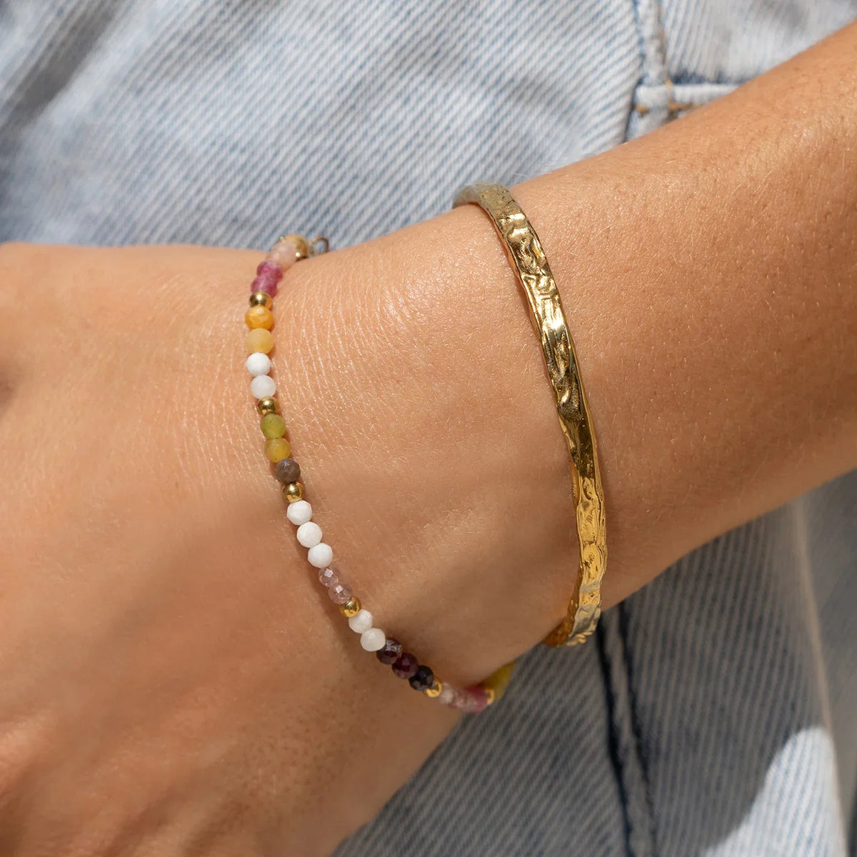 Saffron Gemstone Bracelet