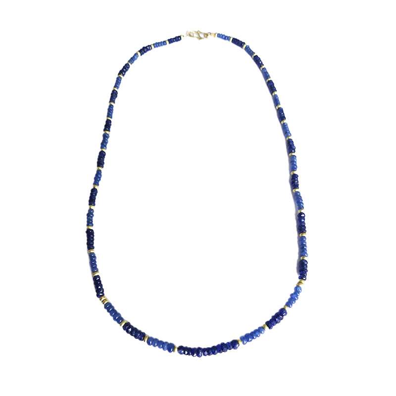 The Lakshmi Sapphire Bead Necklace