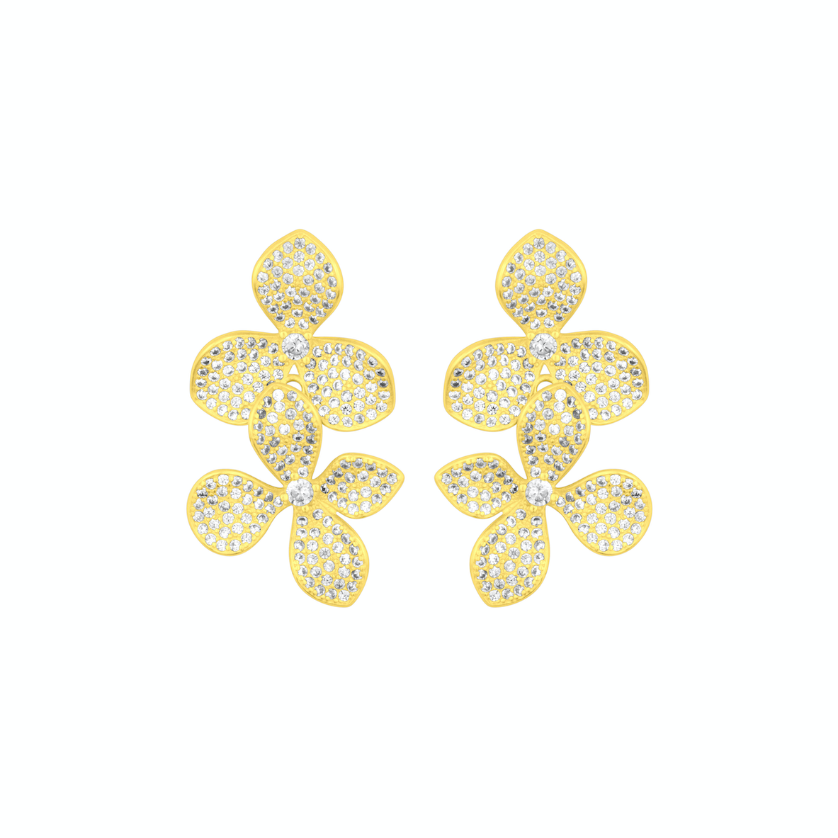 Sakura Earrings Gold