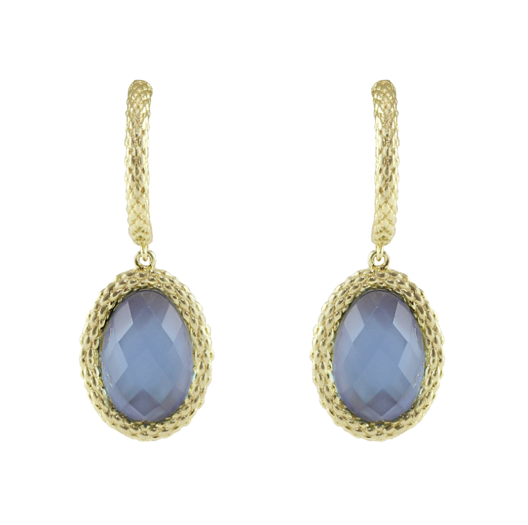 Anika Texture Drop Earrings