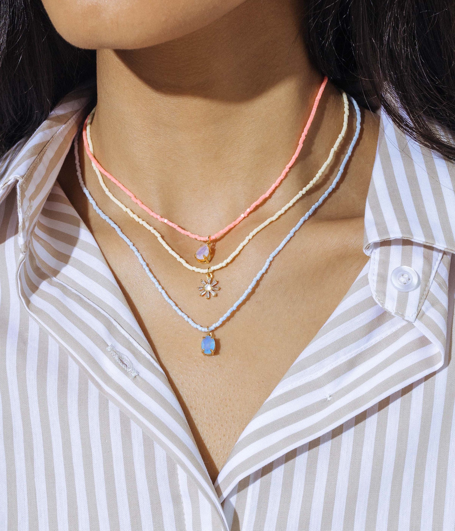 Maya Seed Bead Necklace