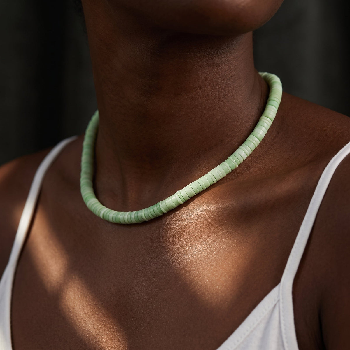 Semi Precious Pyrite Necklace