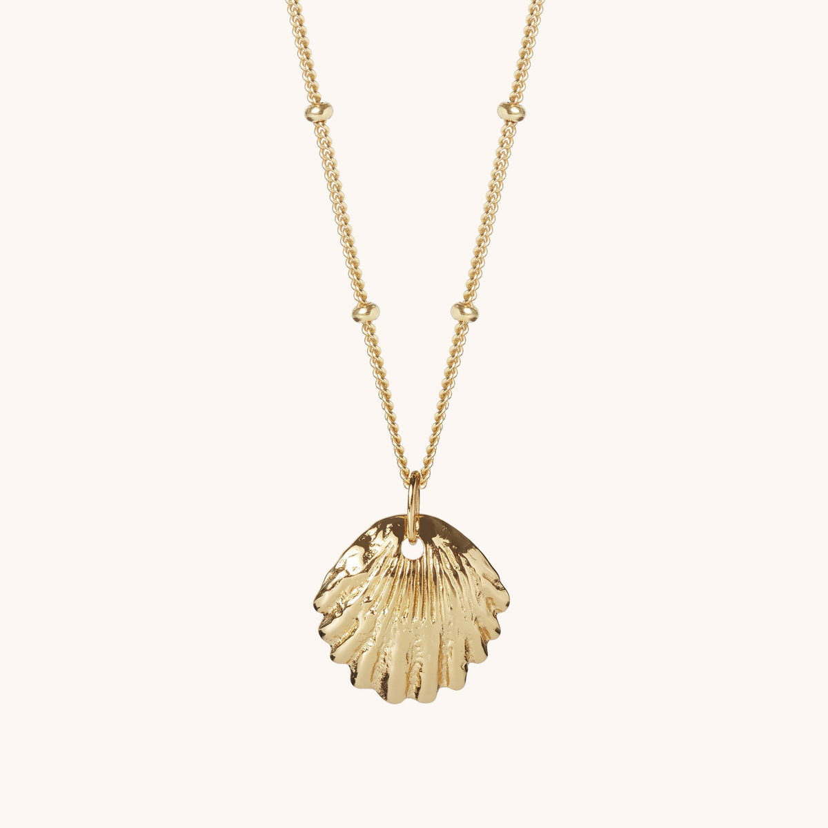 Shell Necklace Gold