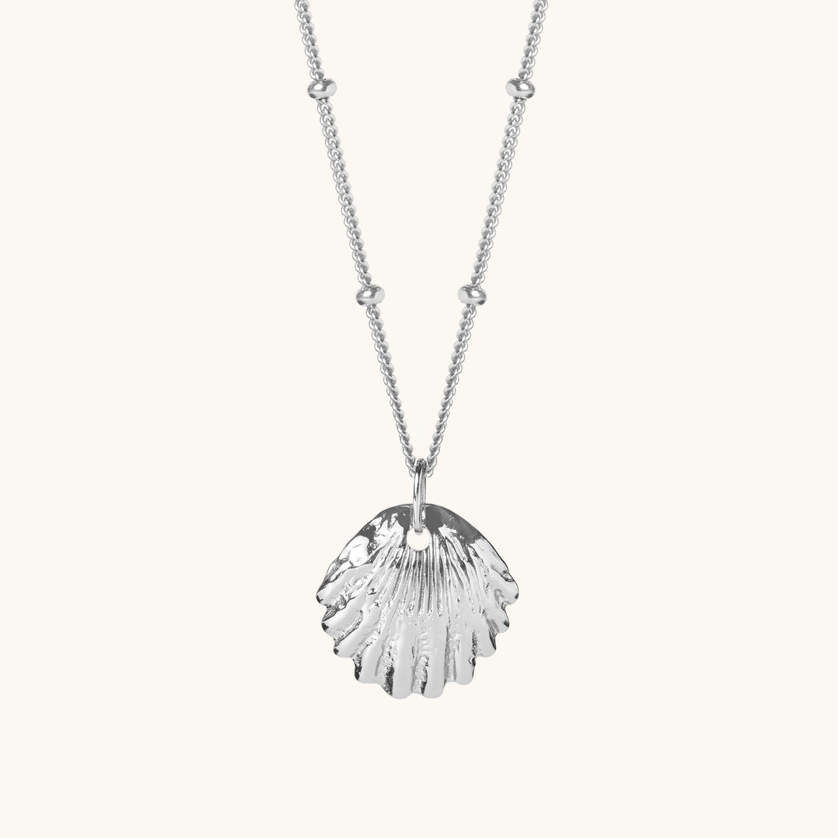 Shell Necklace Silver