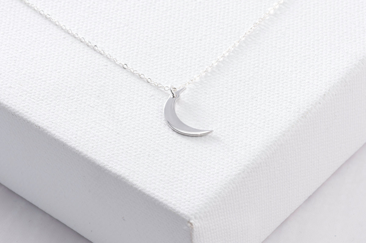 Silver Moon Necklace