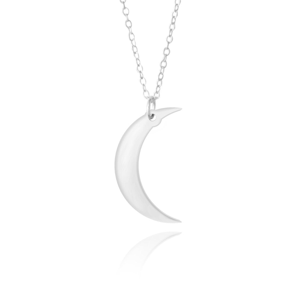 Silver Moon Necklace