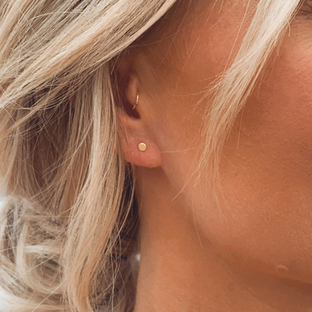 Small Circle Earrings