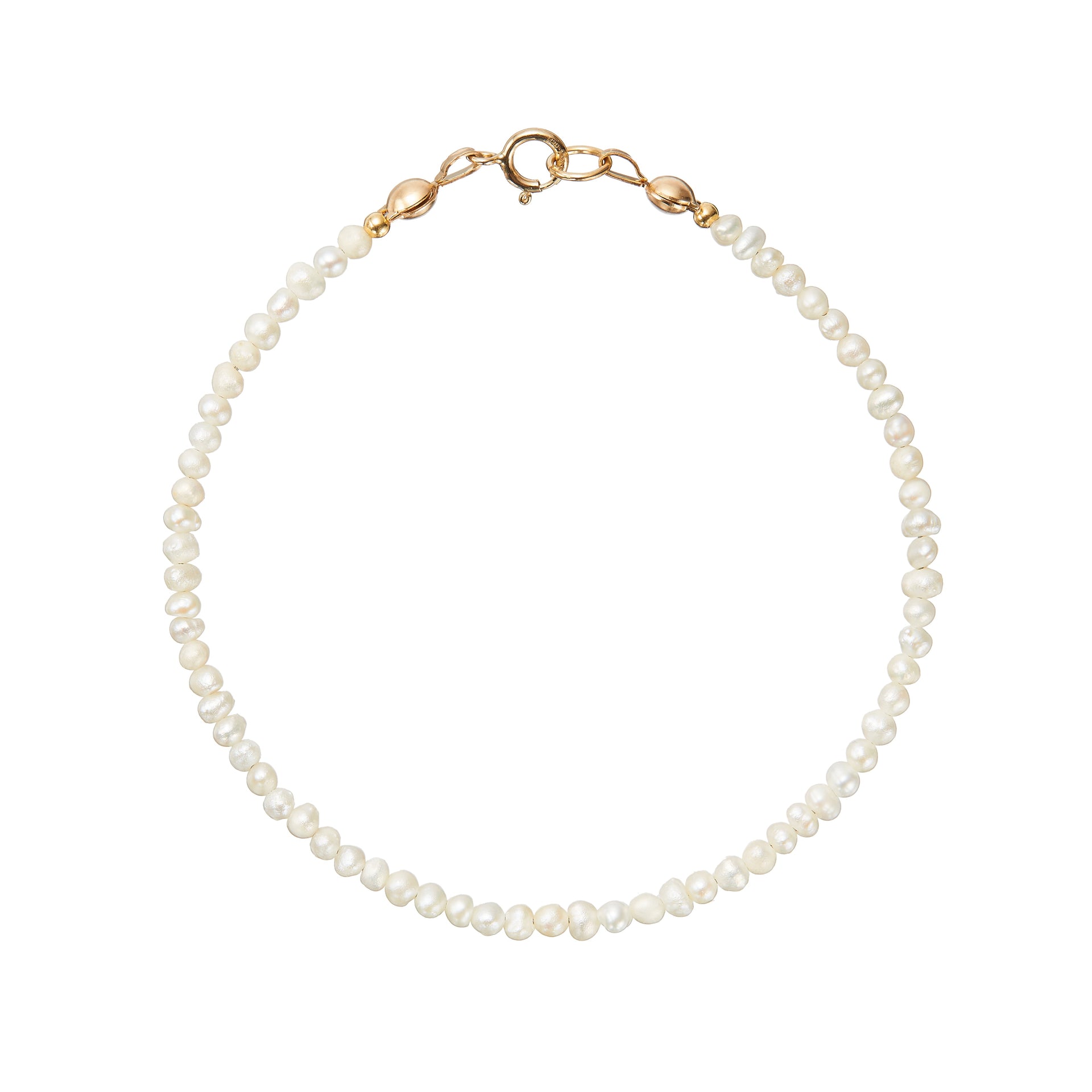 Gold Small Pearl Bracelet