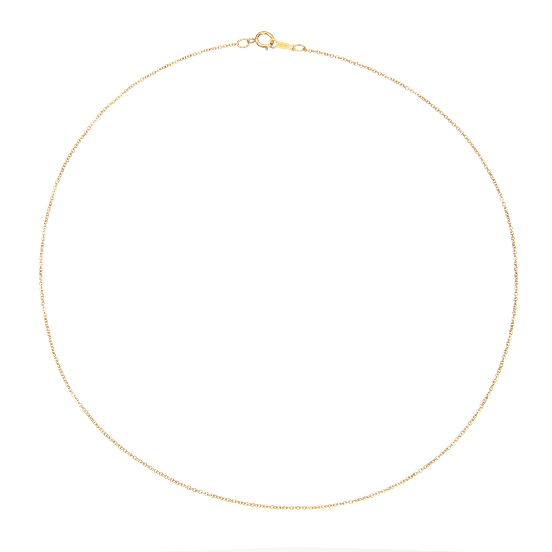 Gold Plain Chain