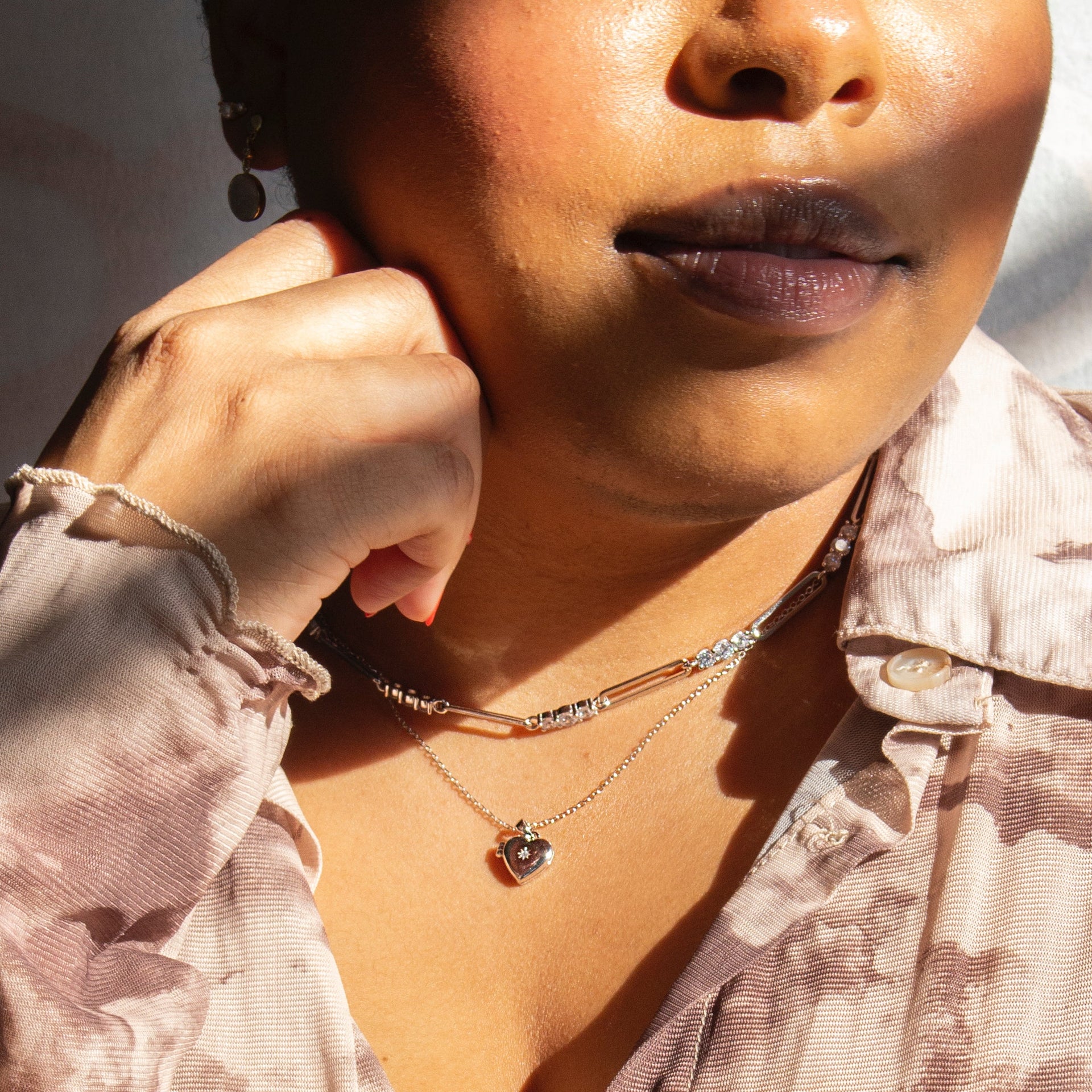 Soleil Necklace Silver