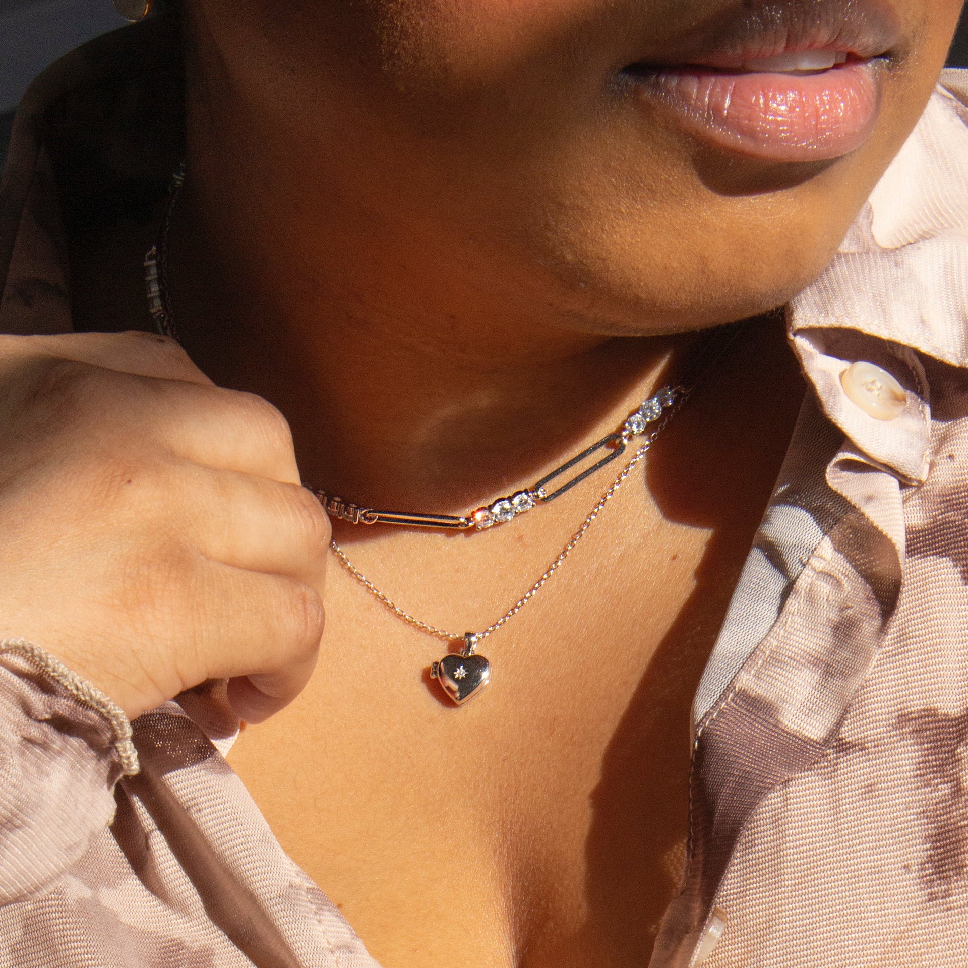 Heirloom Heart Locket Silver