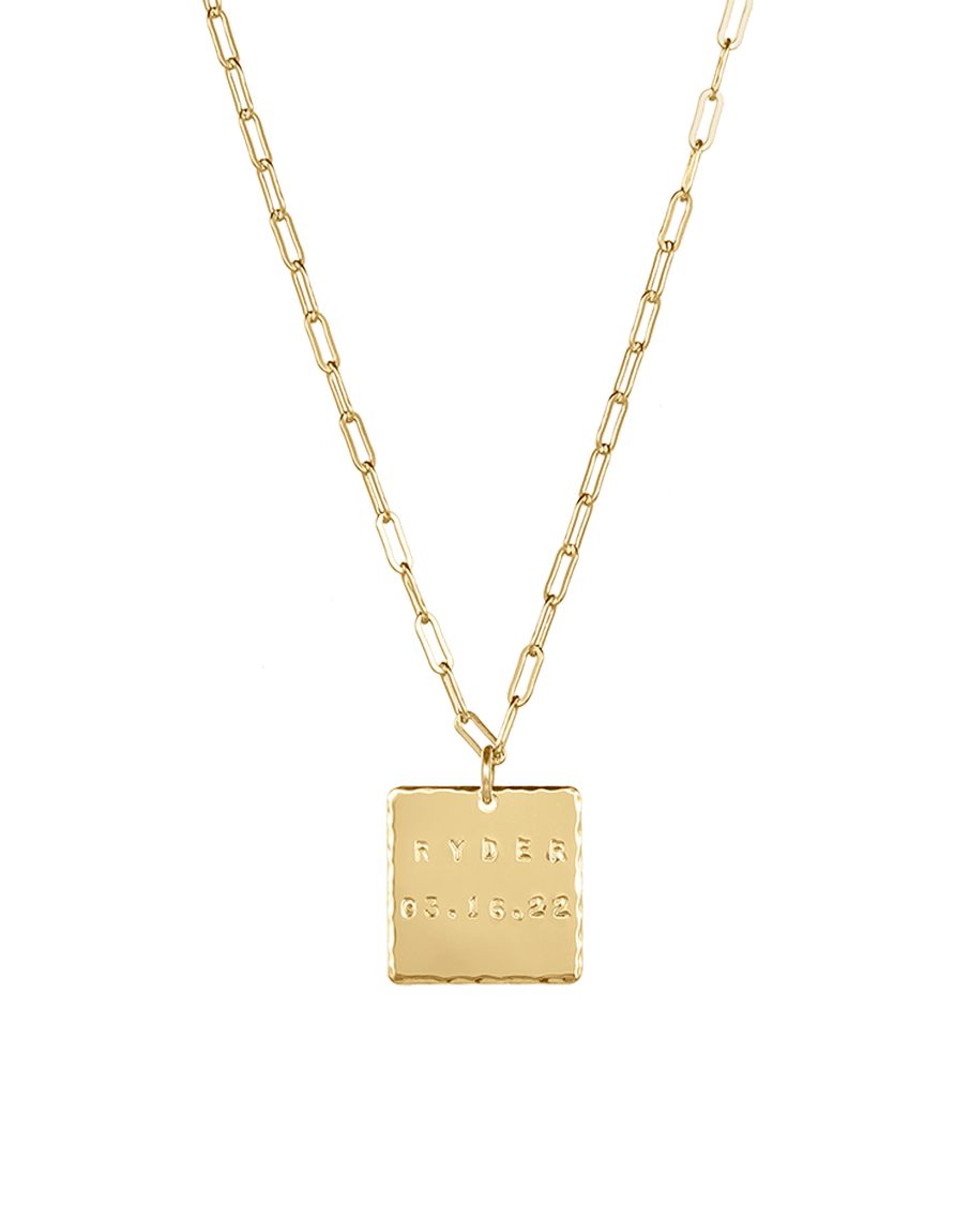 Custom Square Necklace