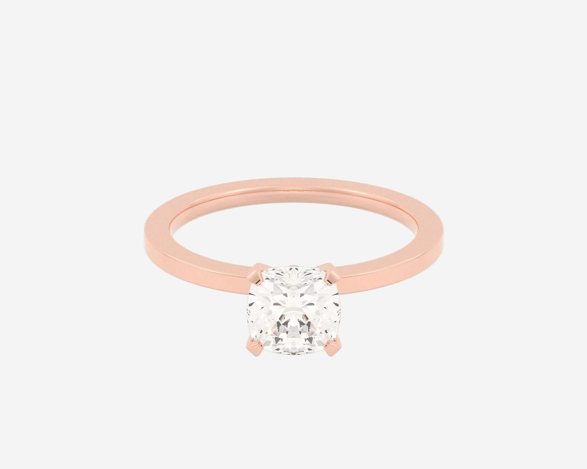 The Square Solitaire — Cushion