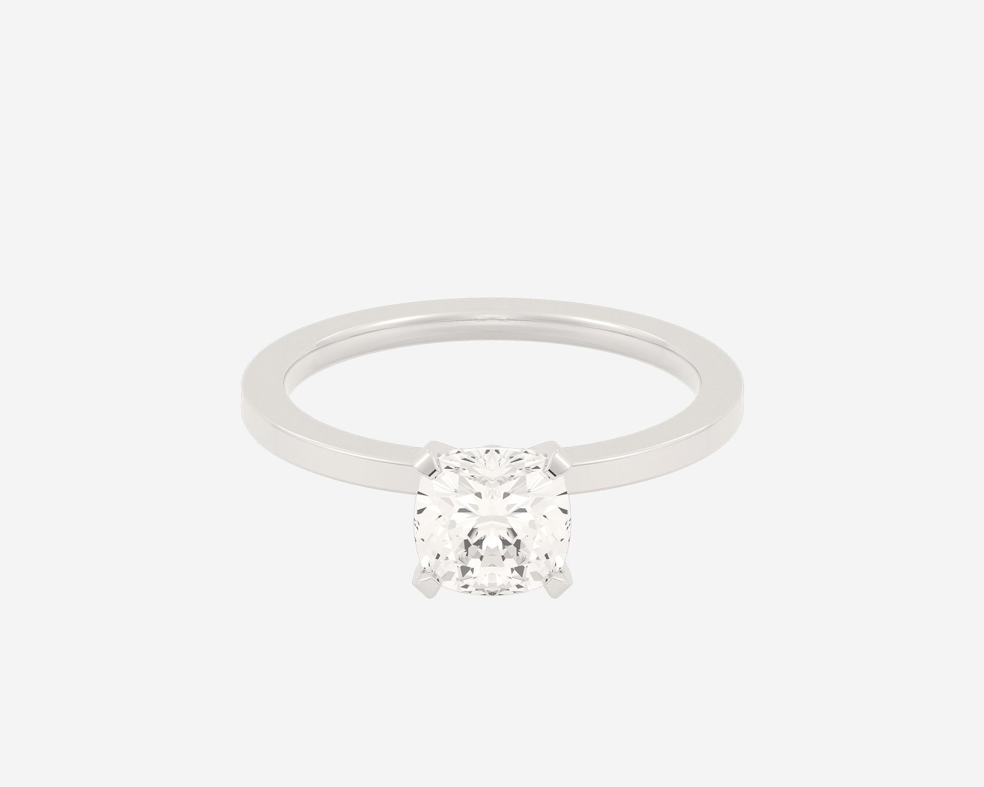 The Square Solitaire — Cushion