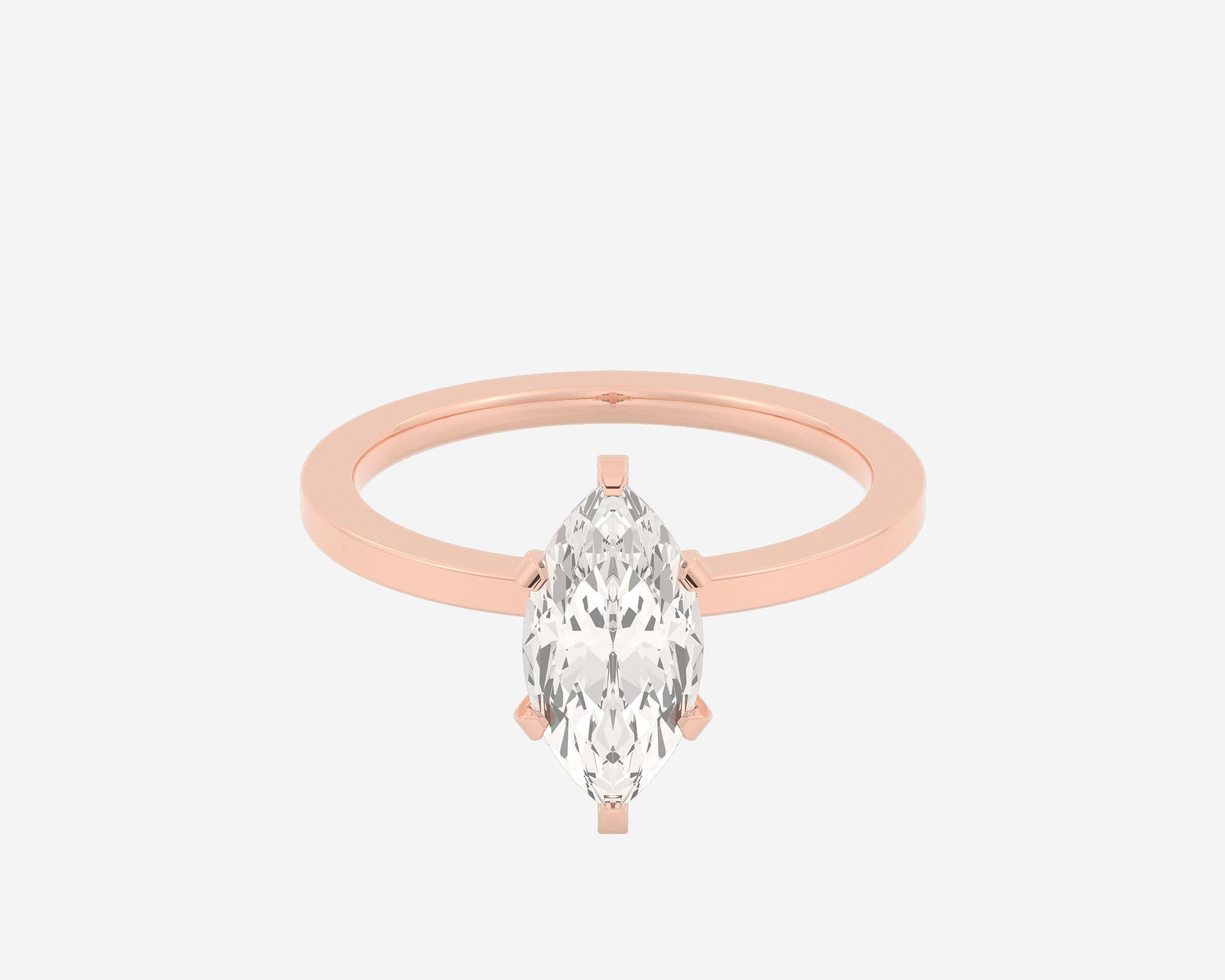 The Square Solitaire — Marquise