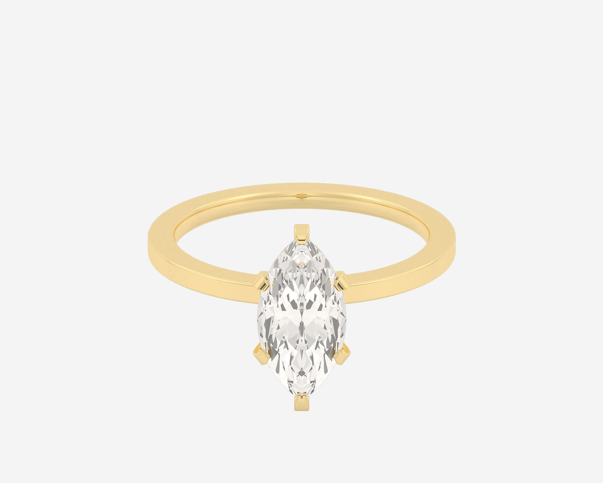 The Square Solitaire — Marquise