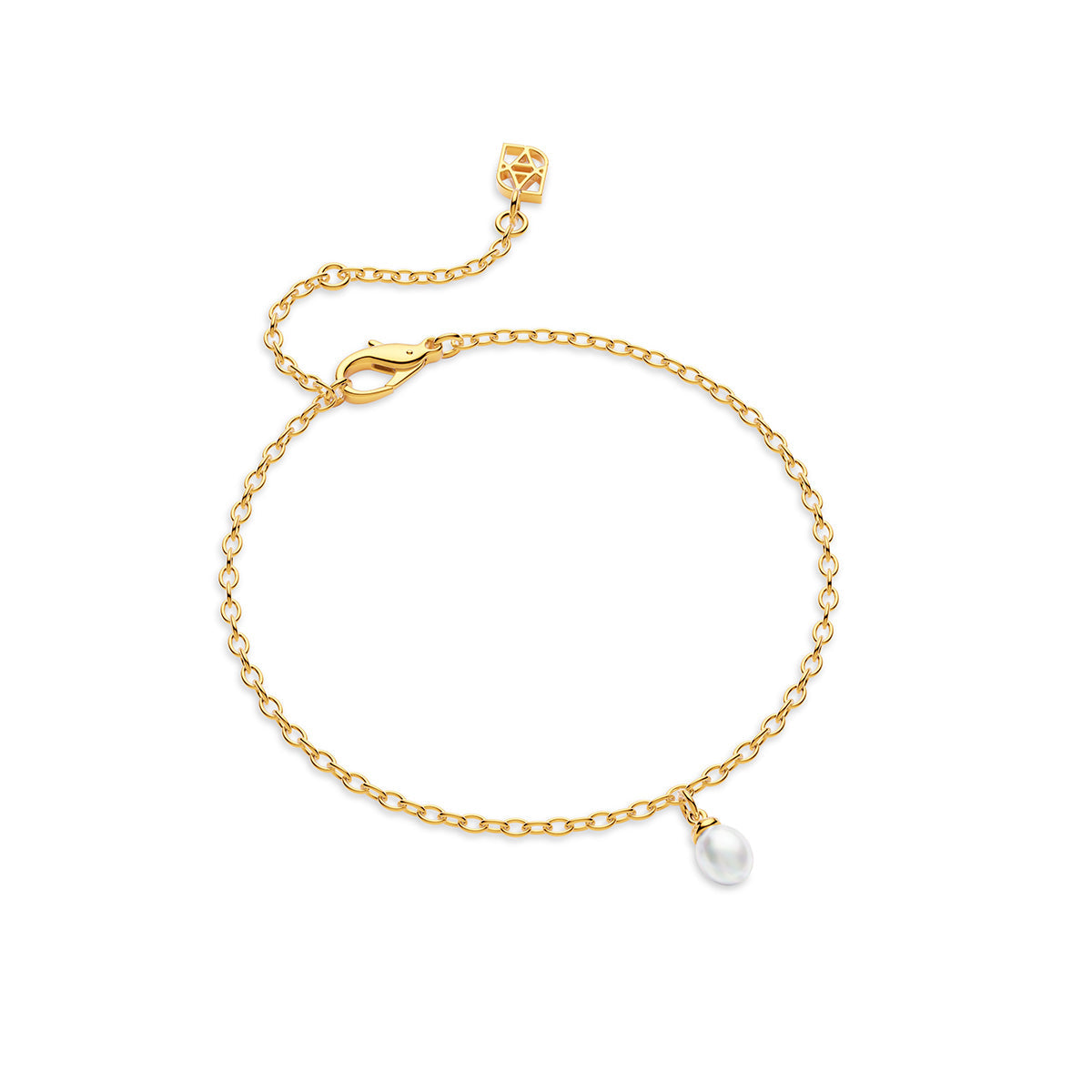 Fine Organic Pearl Bracelet (Gold)