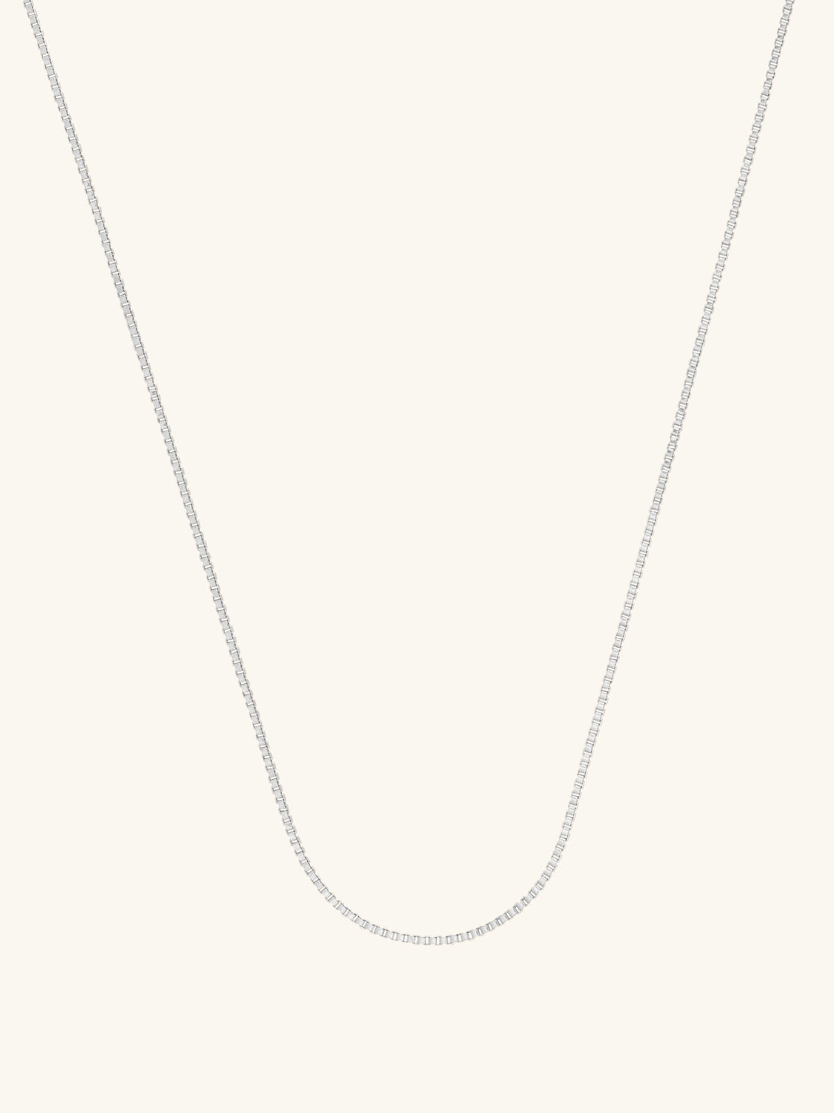 925 Sterling Silver Box Chain Necklace