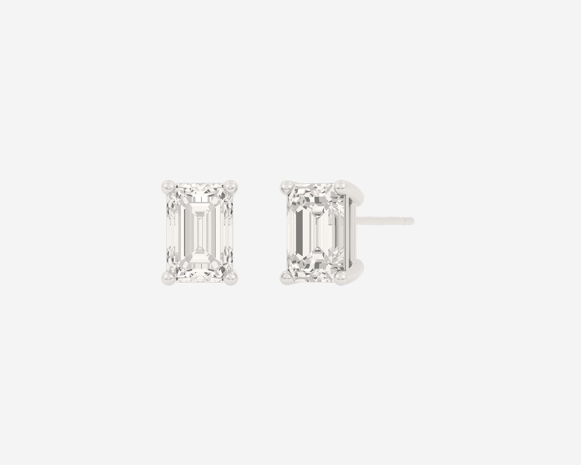 The Emerald Diamond Studs
