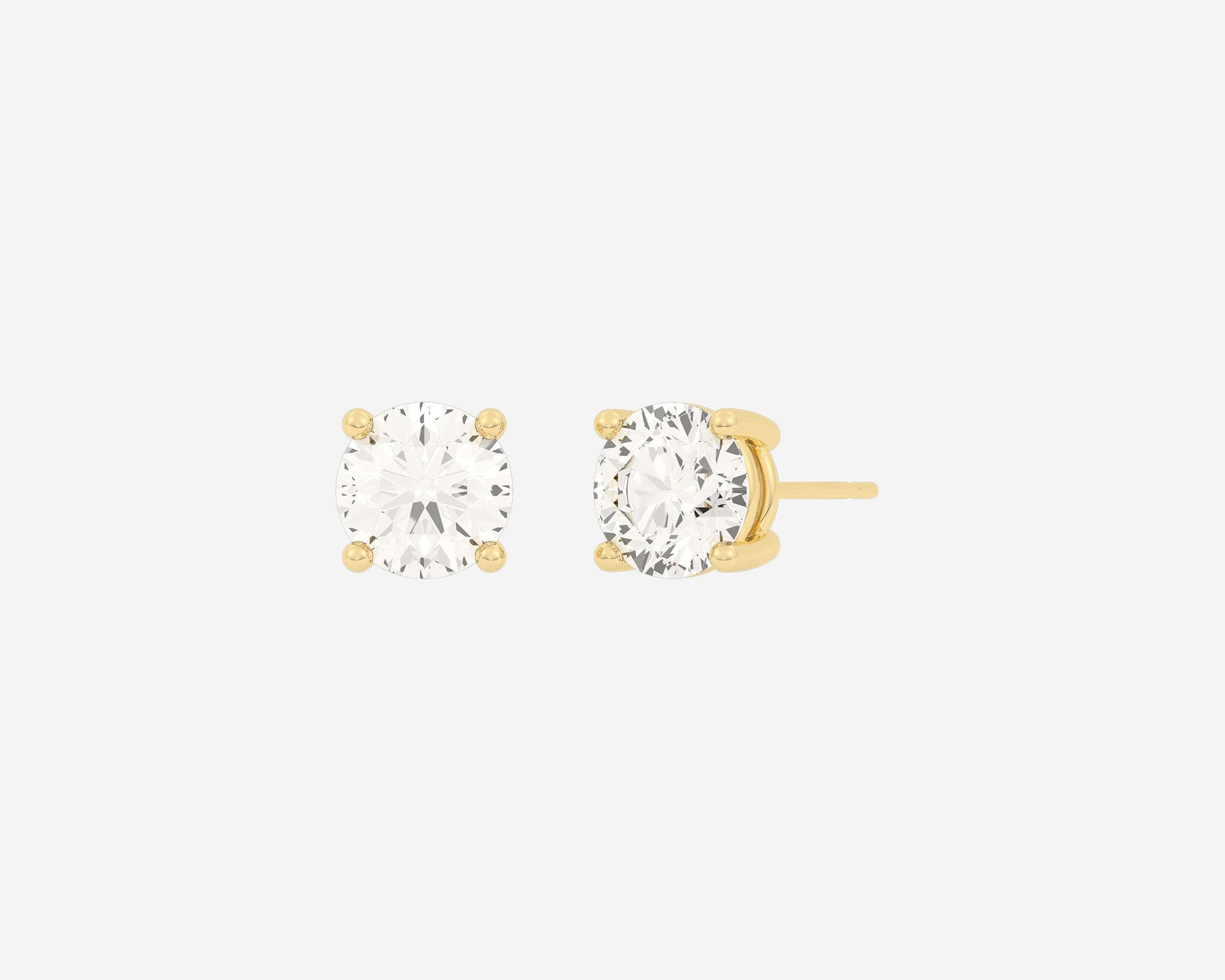 The Round Diamond Studs