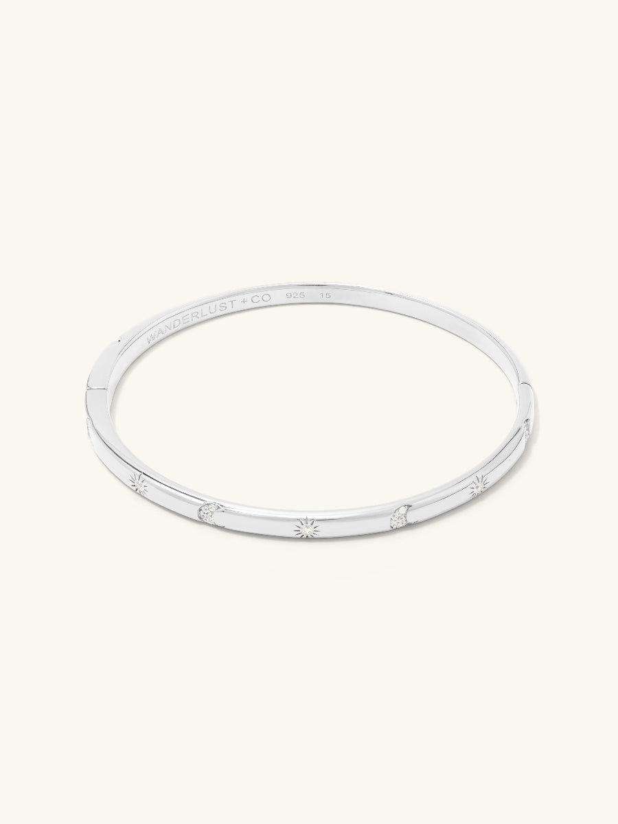 Sunlit 925 Sterling Silver Bangle