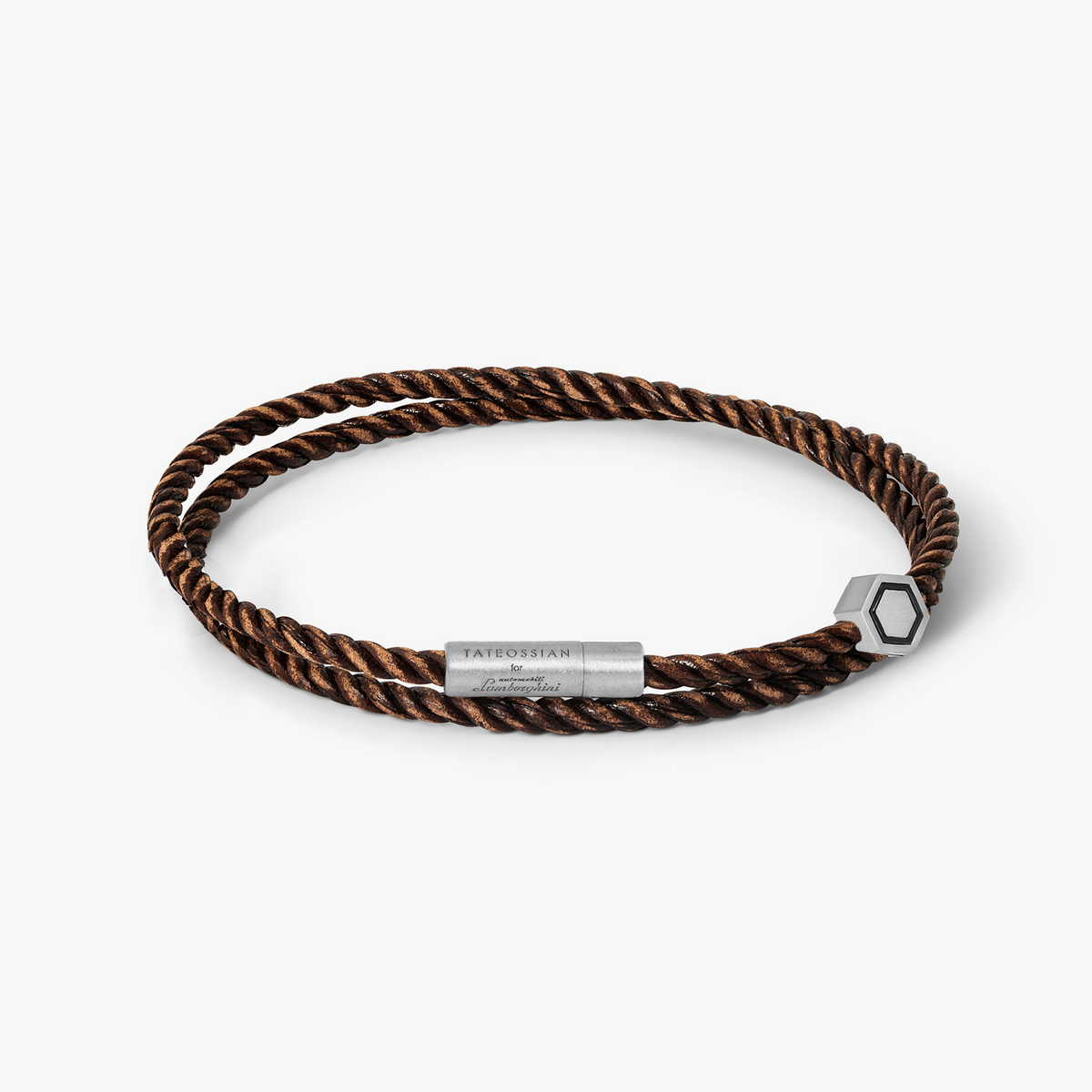 Automobili Lamborghini Hex Mini Pop Pelle In Brown
