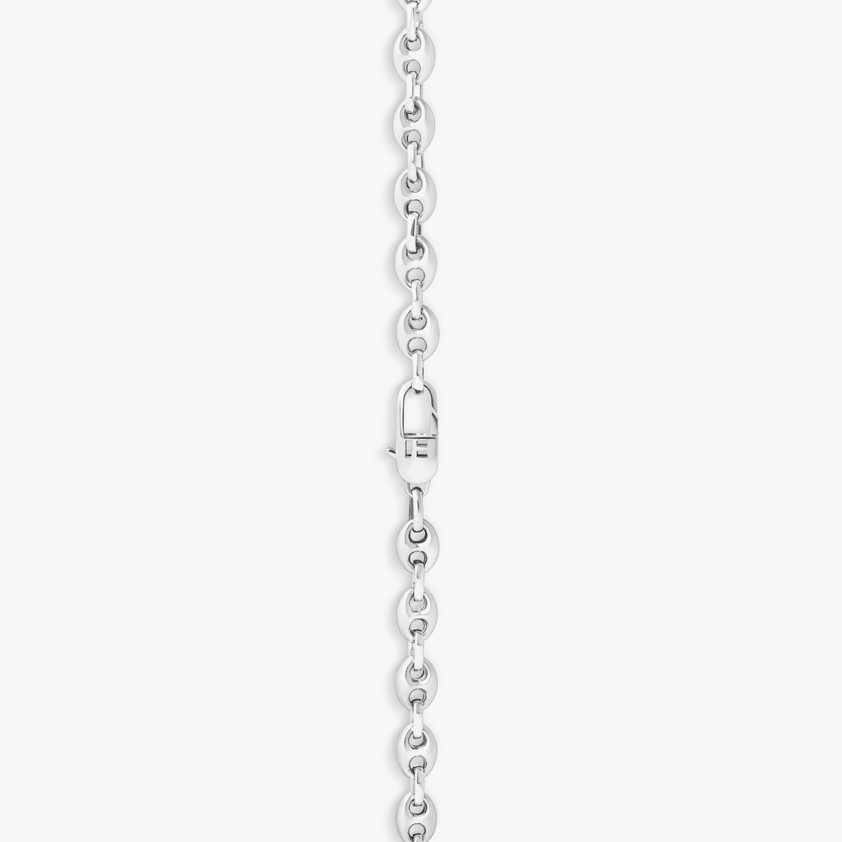 Marine Link Necklace In Sterling Silver