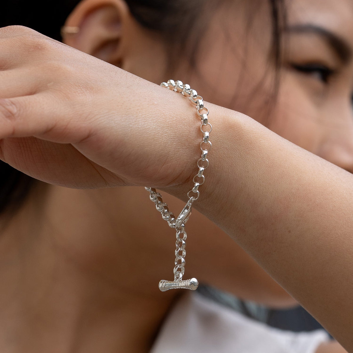 Adjustable Nomad T-Bar™ Chunky Chain Bracelet