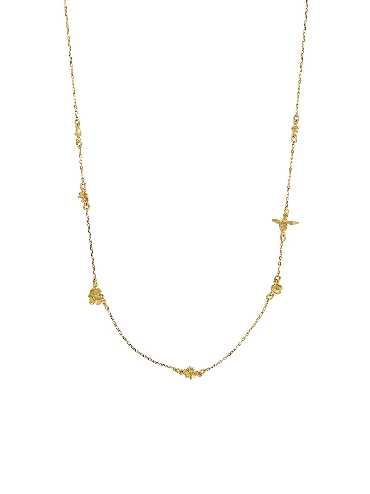 The Beekeeper Floral Chain Necklace