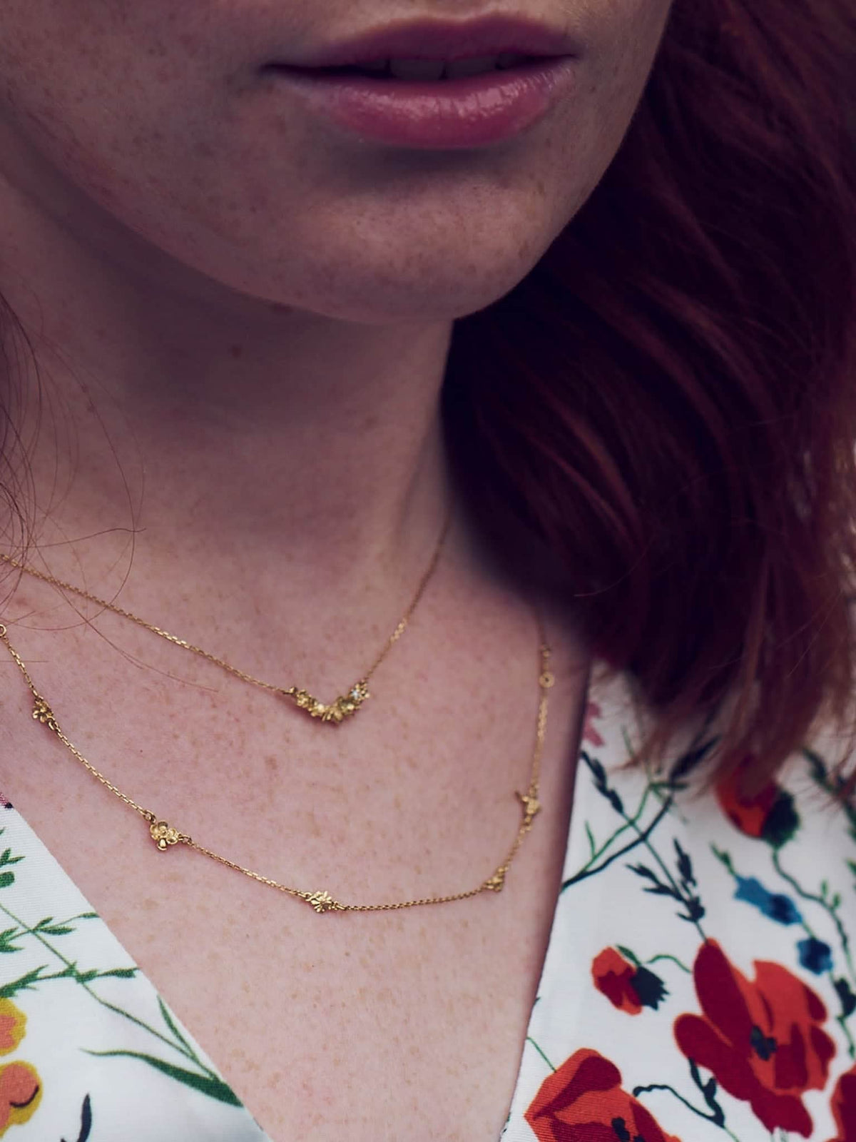 The Beekeeper Floral Chain Necklace