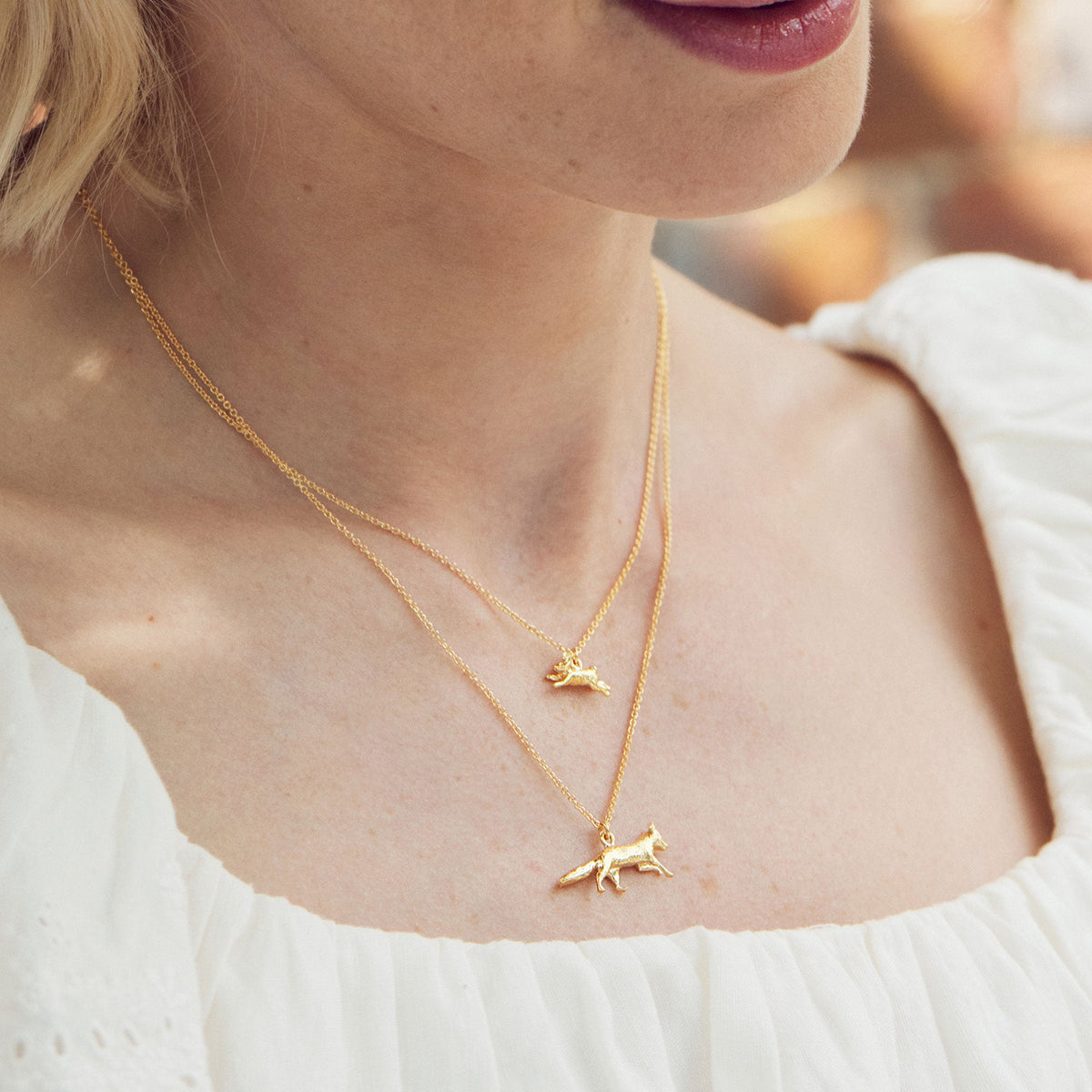 Prowling Fox Necklace