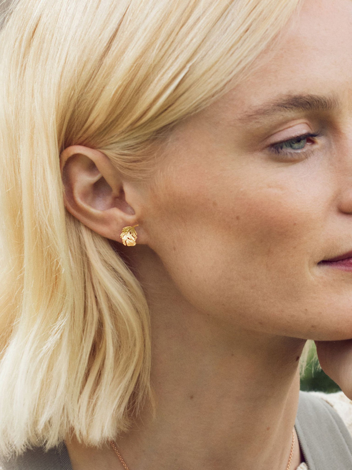 Feather Stud Earrings
