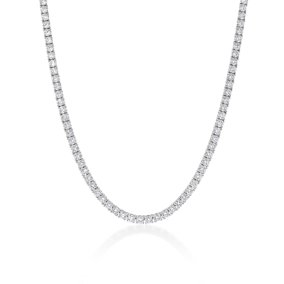 Classic Lab Diamond Tennis Necklace