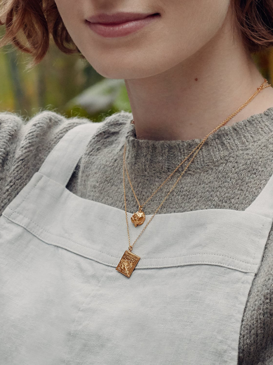 Sweetpea Seed Packet Necklace