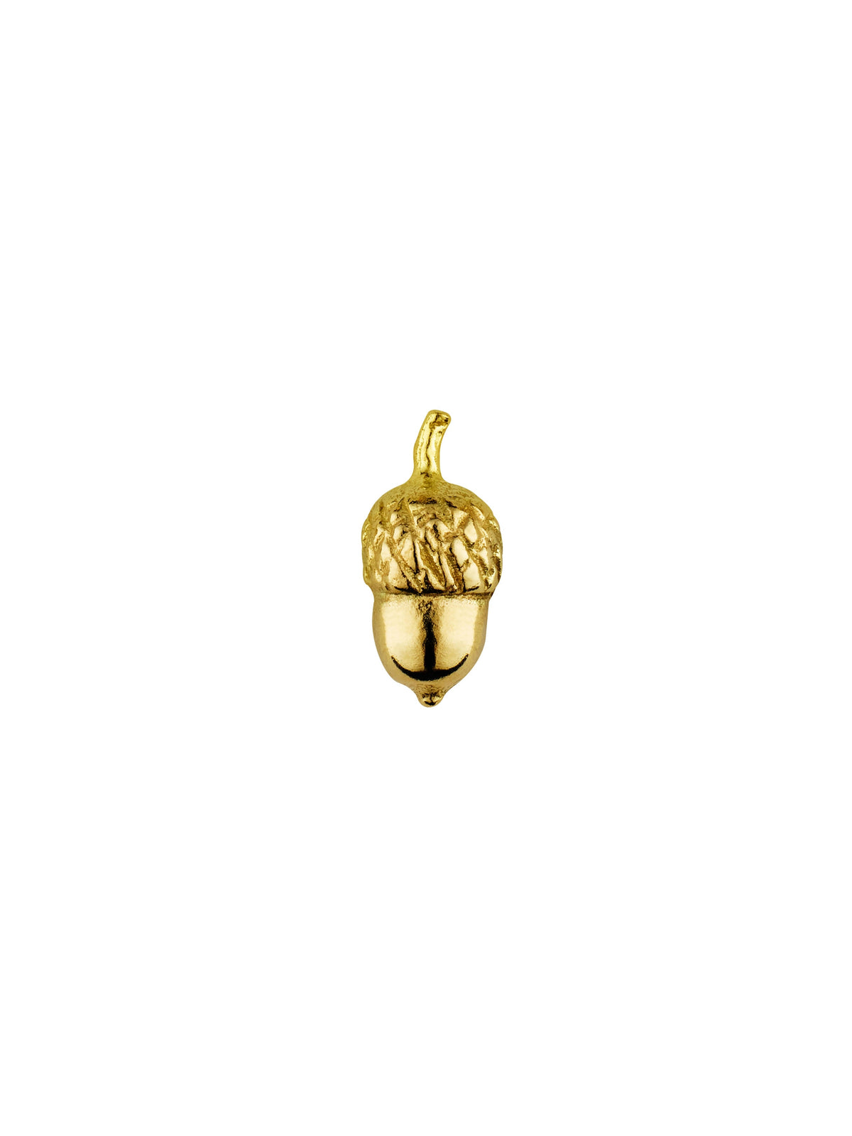 Teeny Tiny Acorn Single Stud Earring