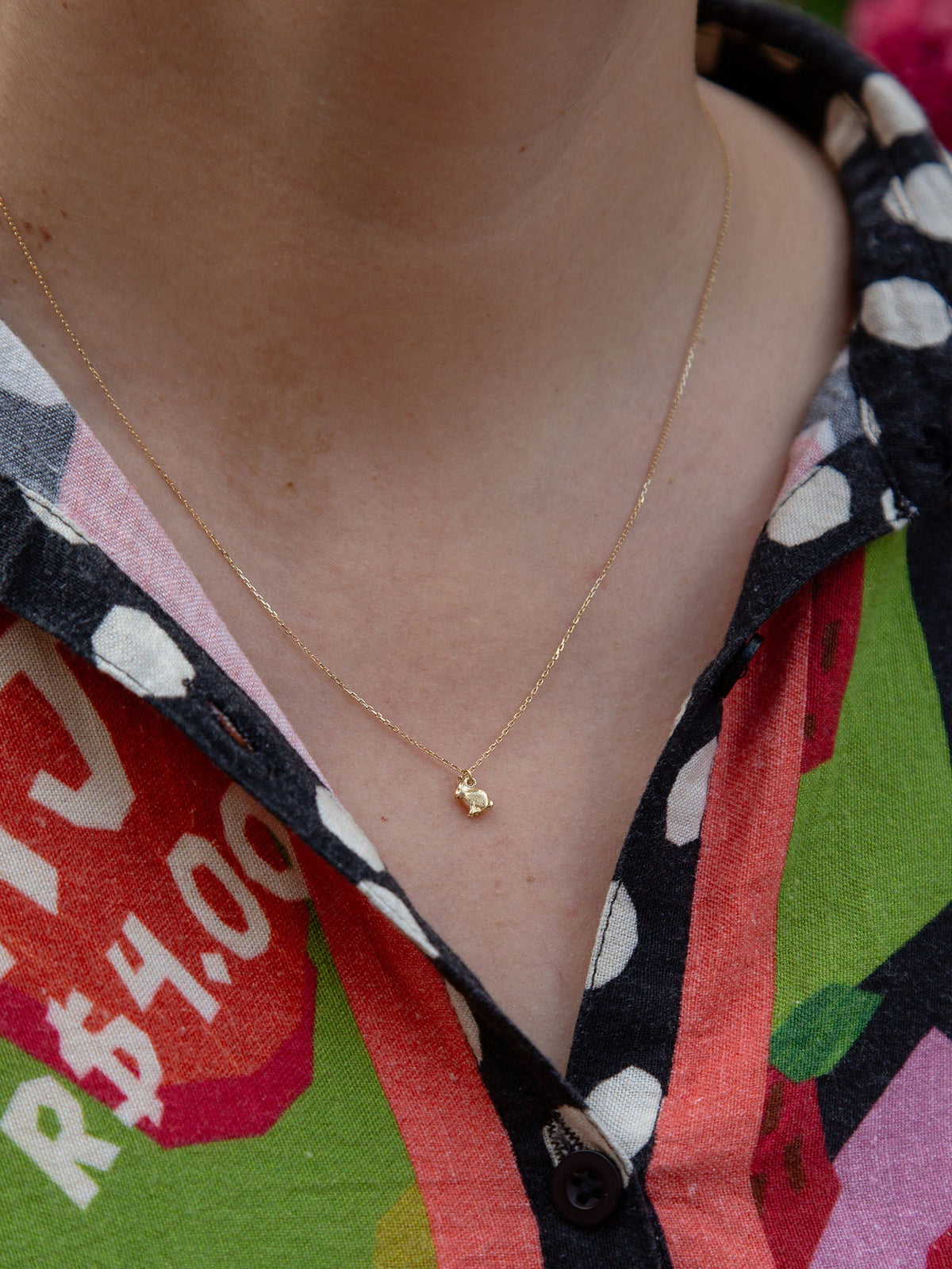 Teeny Tiny Rabbit Necklace