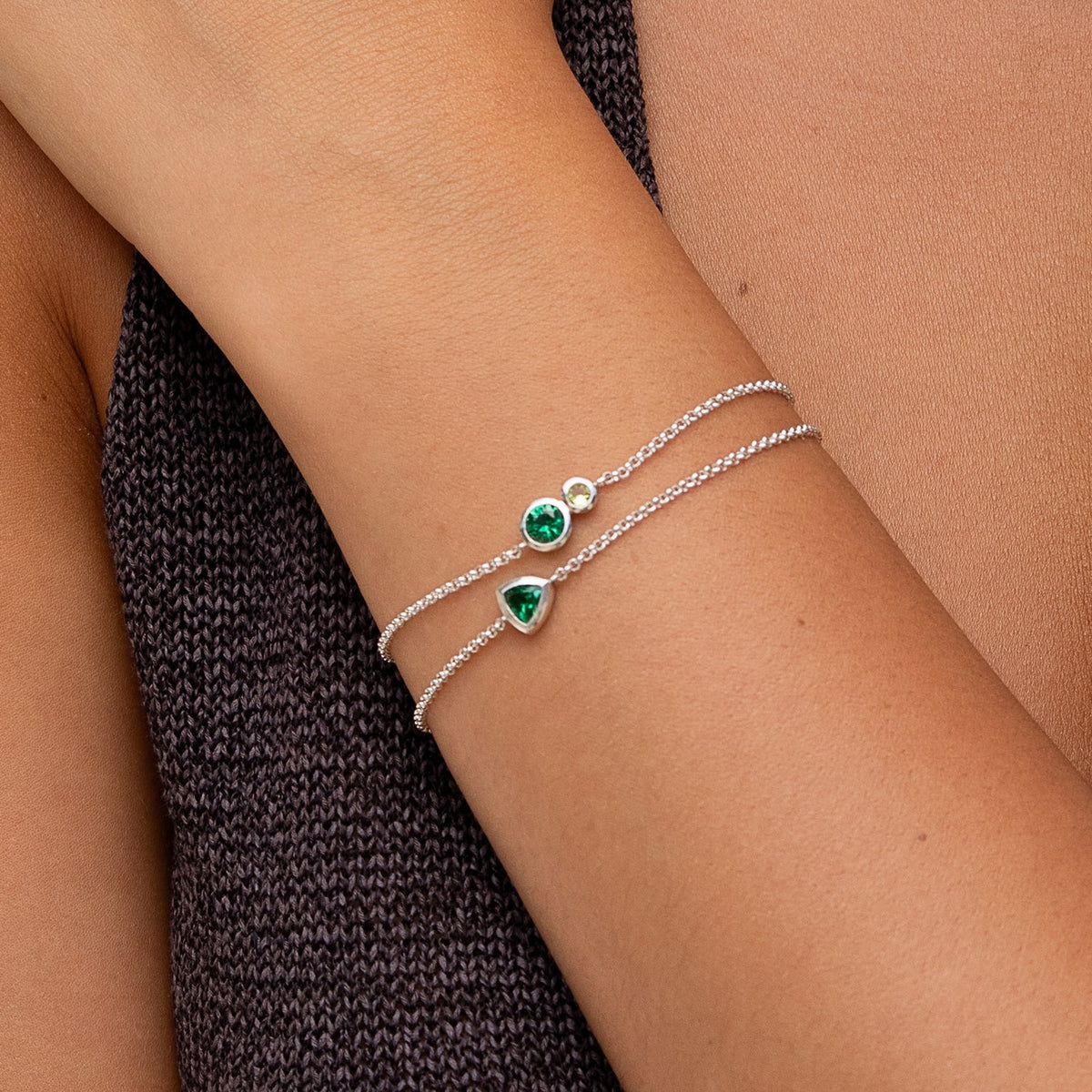 Greens' Tutti Frutti Duo Chain Bracelet