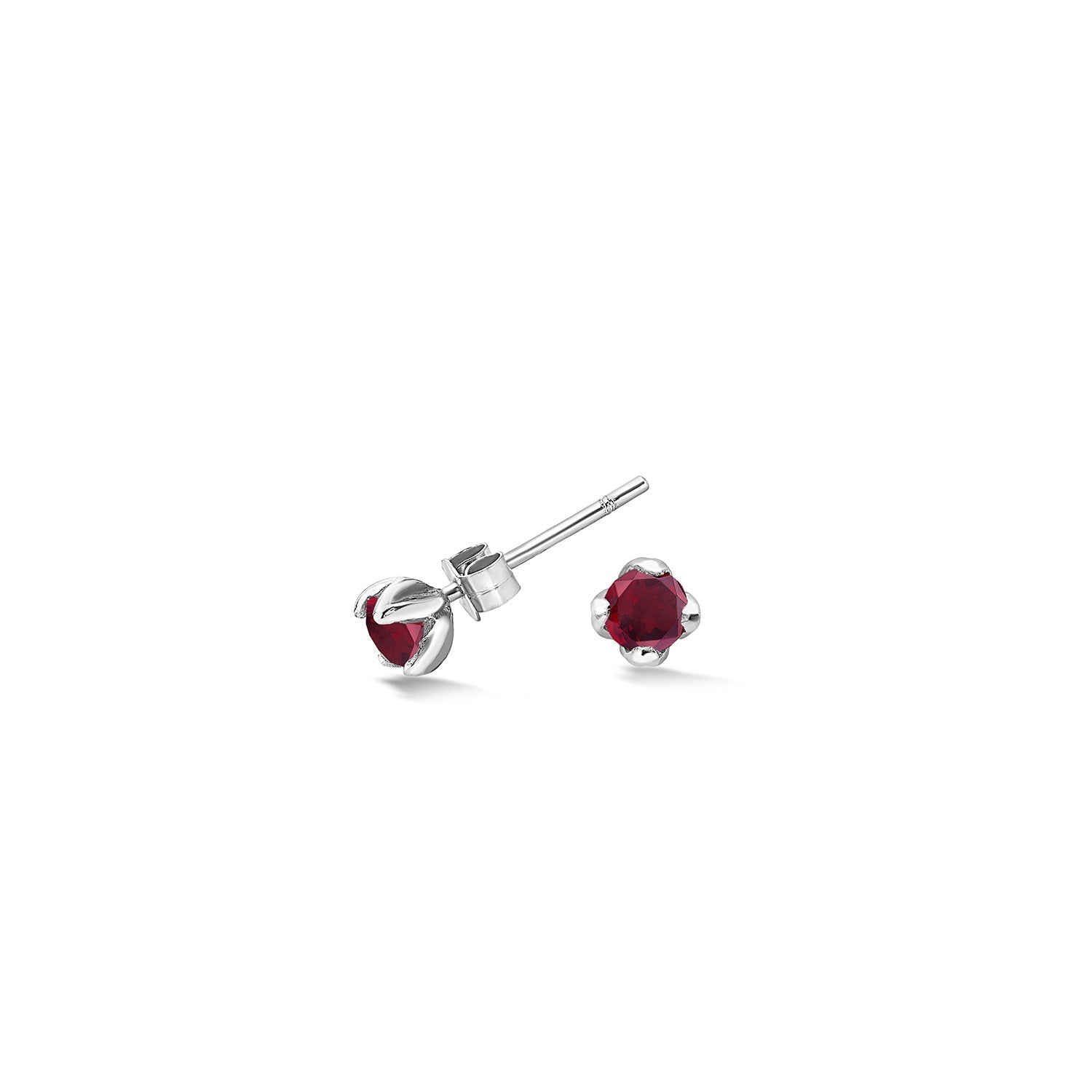 4mm Garnet Orissa Studs