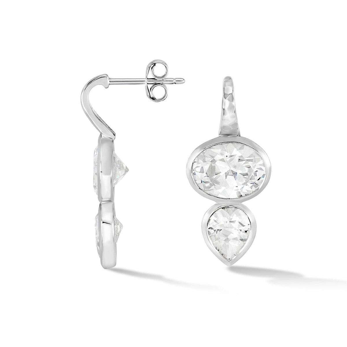 White Topaz Tutti Frutti Earrings