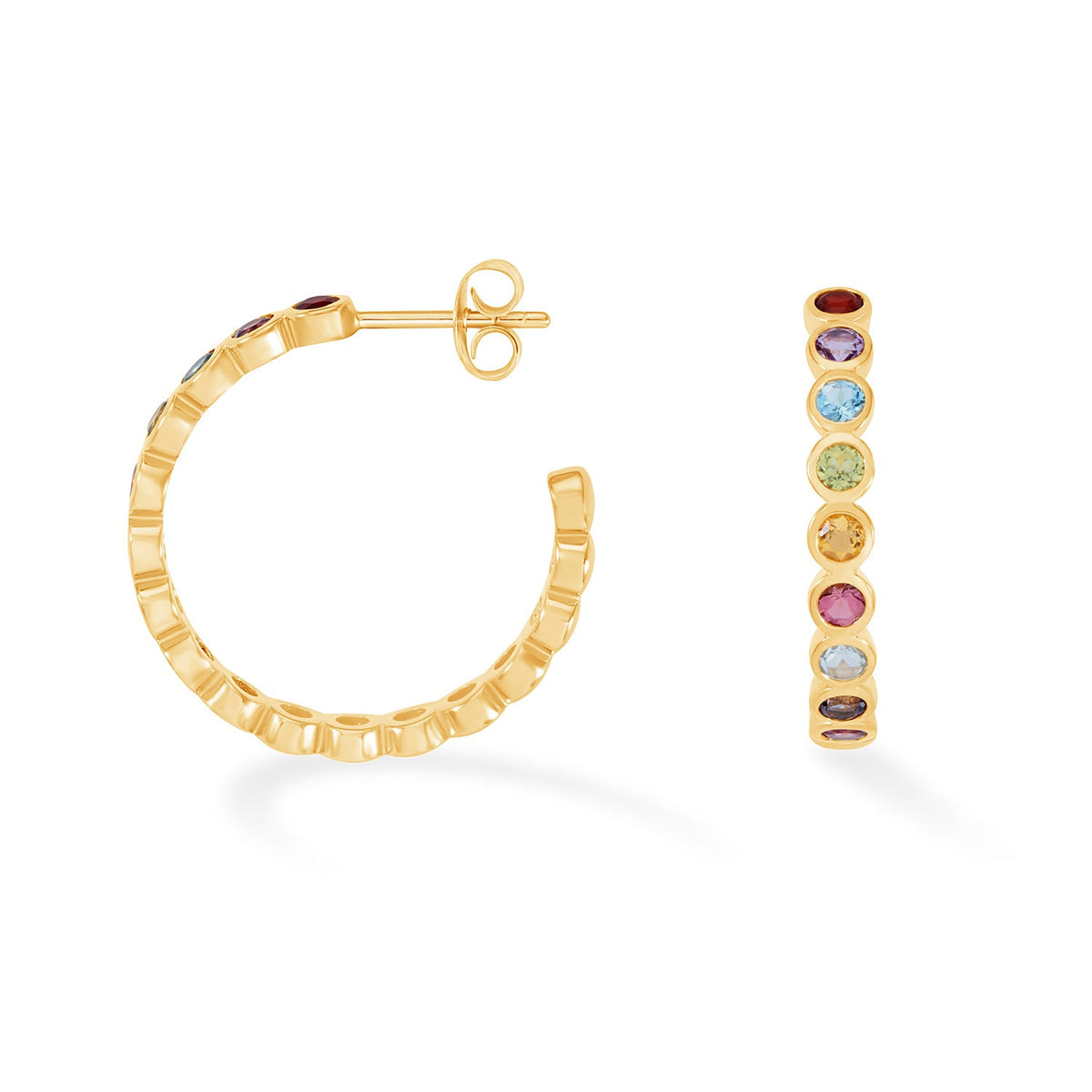 Large Tutti Frutti Hoops