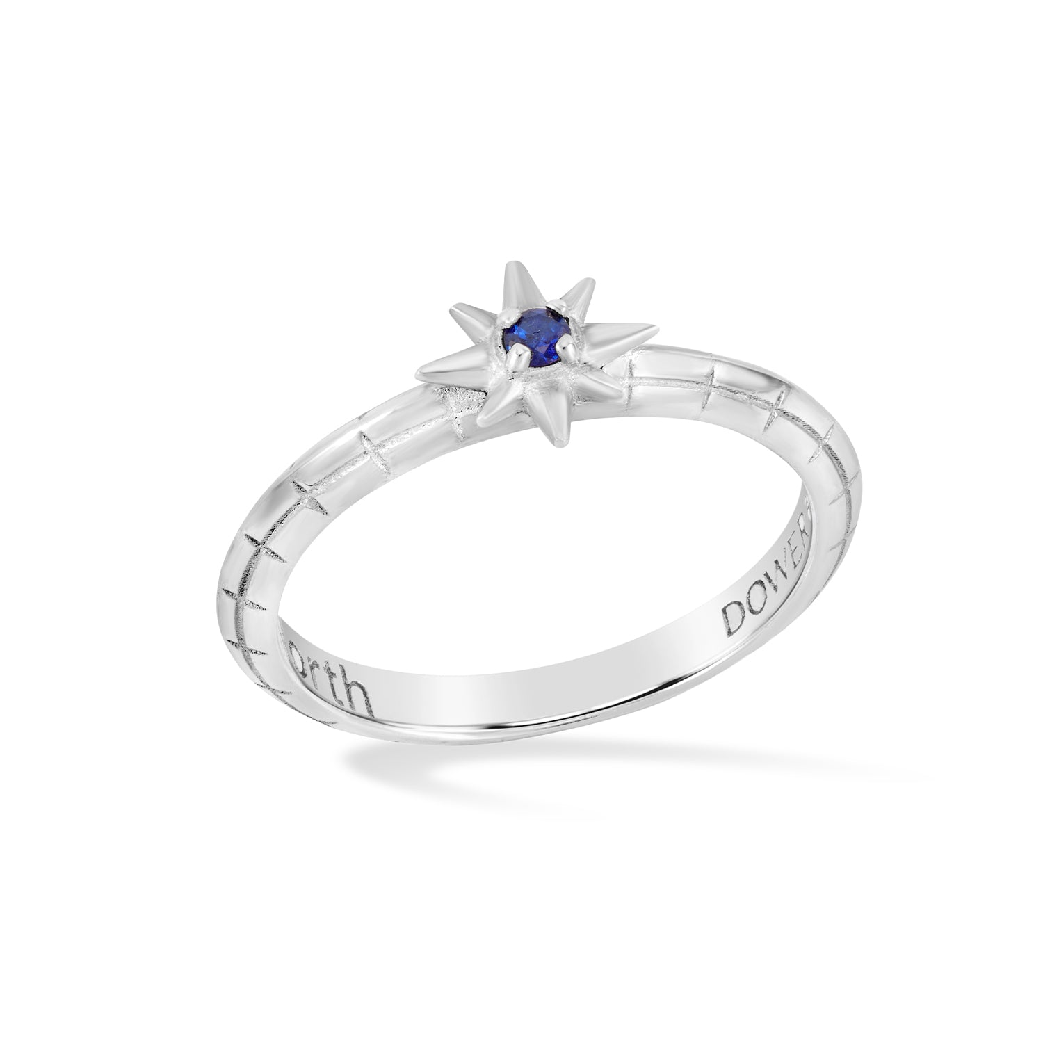 Sapphire True North Twinkle Ring