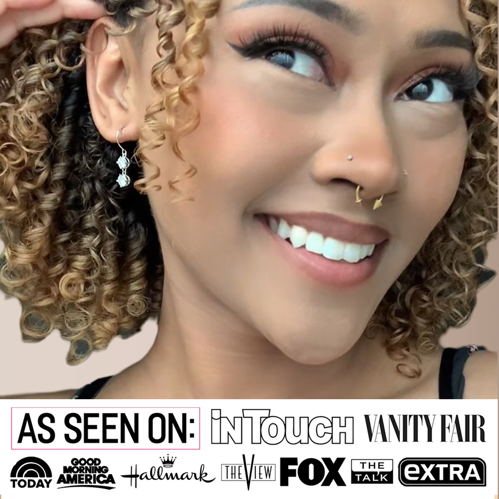 Moissanite by Cate & Chloe Talia 18k Gold Plated 925 Sterling Silver Dangle Earrings 2tcw